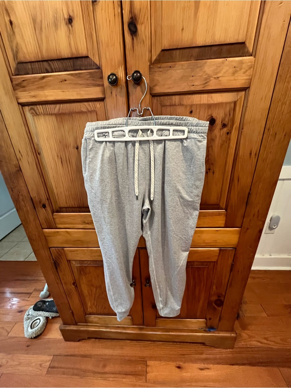 Ladies Gray Drawstring Jogger Pants - Casual Comfort